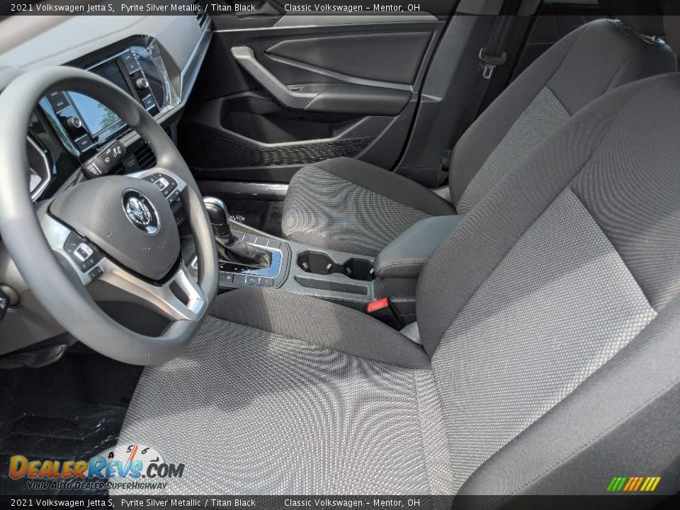 2021 Volkswagen Jetta S Pyrite Silver Metallic / Titan Black Photo #3