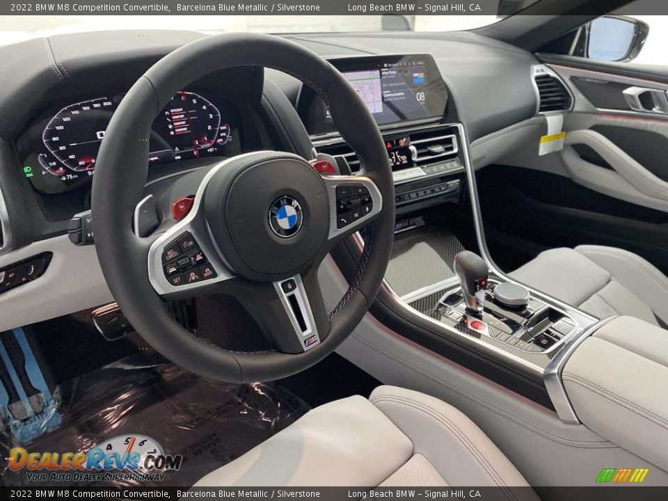 Silverstone Interior - 2022 BMW M8 Competition Convertible Photo #12