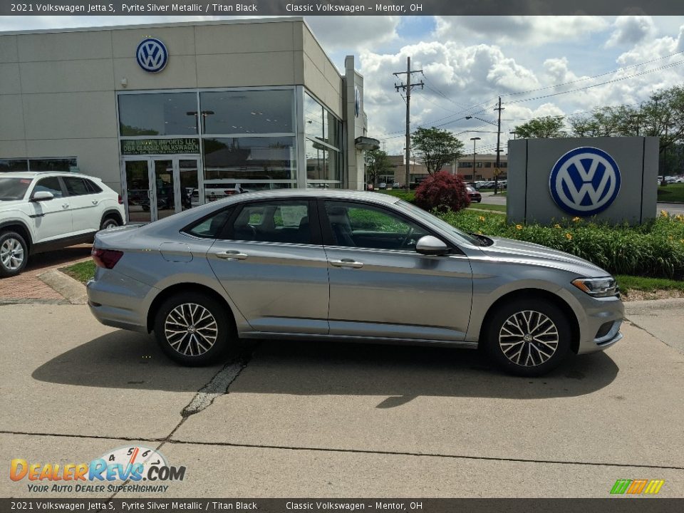 2021 Volkswagen Jetta S Pyrite Silver Metallic / Titan Black Photo #4