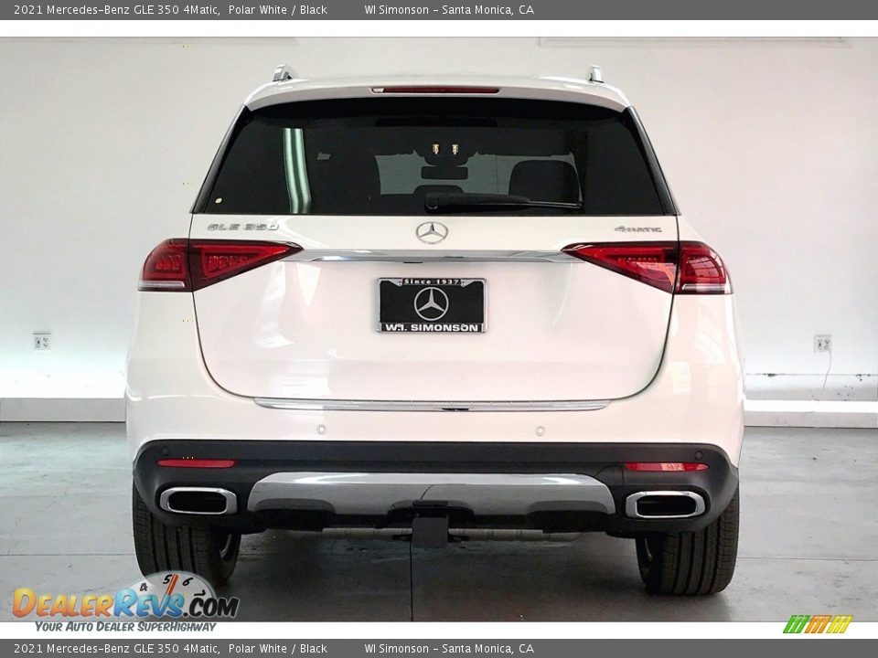 2021 Mercedes-Benz GLE 350 4Matic Polar White / Black Photo #3