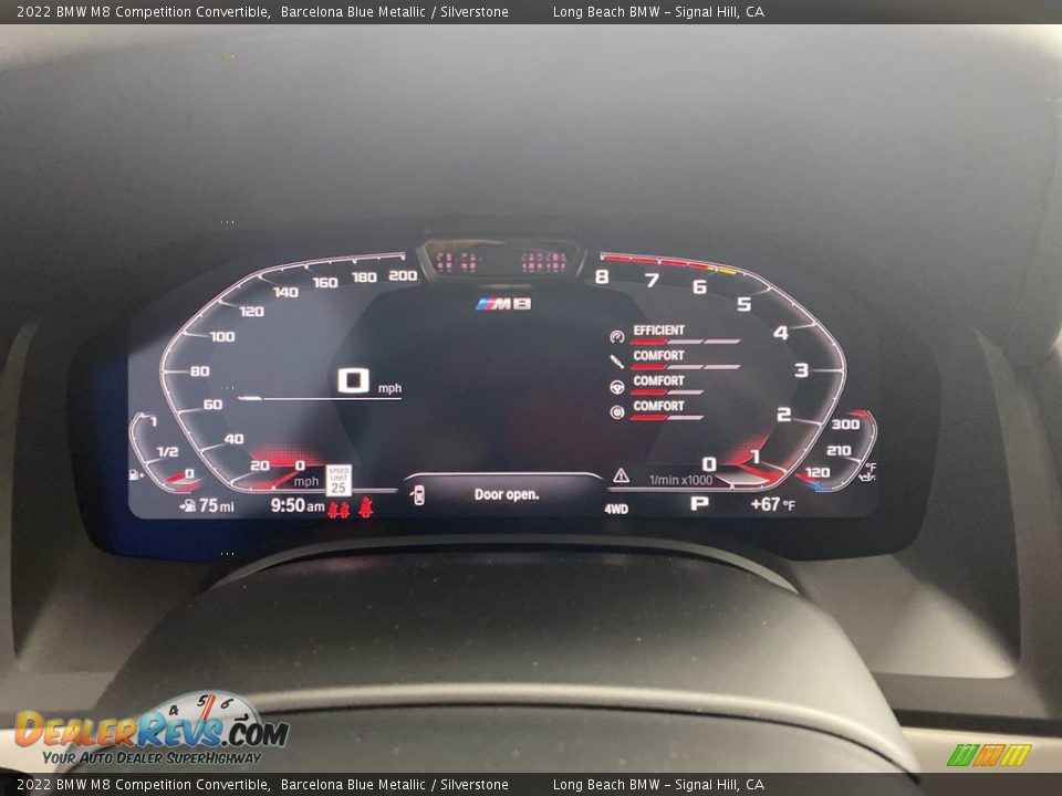 2022 BMW M8 Competition Convertible Gauges Photo #17