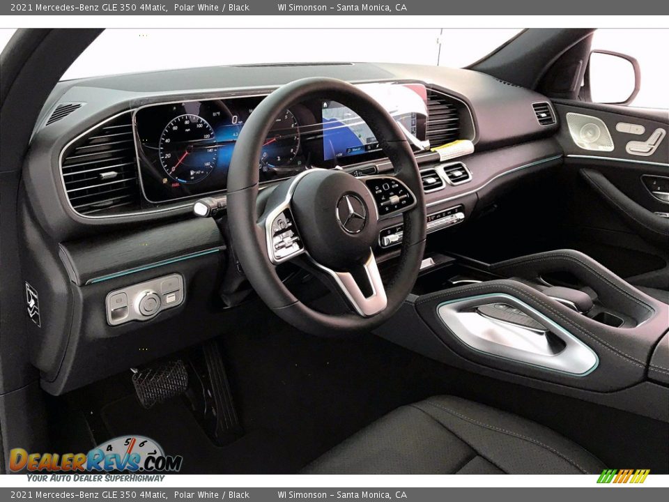 2021 Mercedes-Benz GLE 350 4Matic Polar White / Black Photo #4