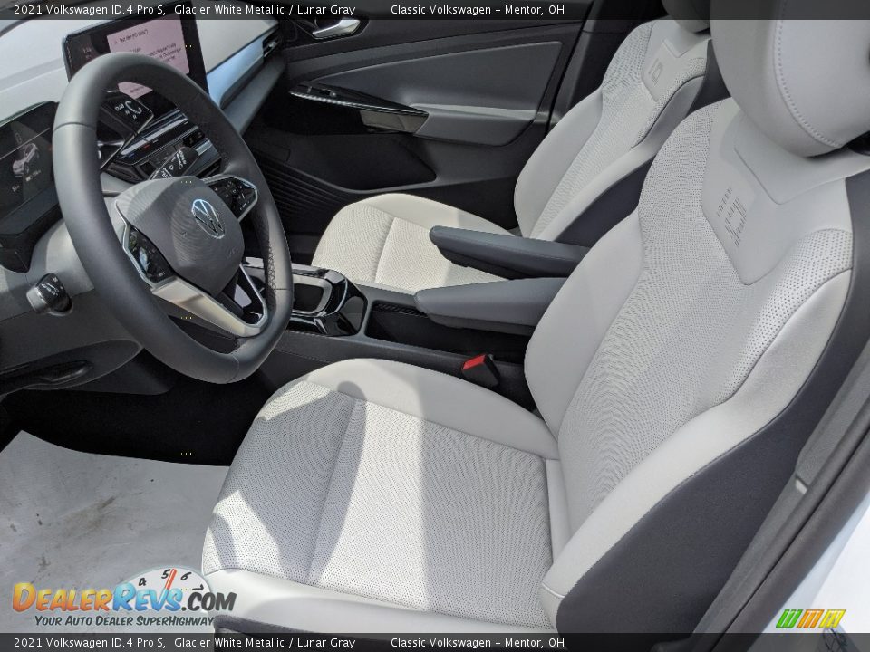 Lunar Gray Interior - 2021 Volkswagen ID.4 Pro S Photo #4