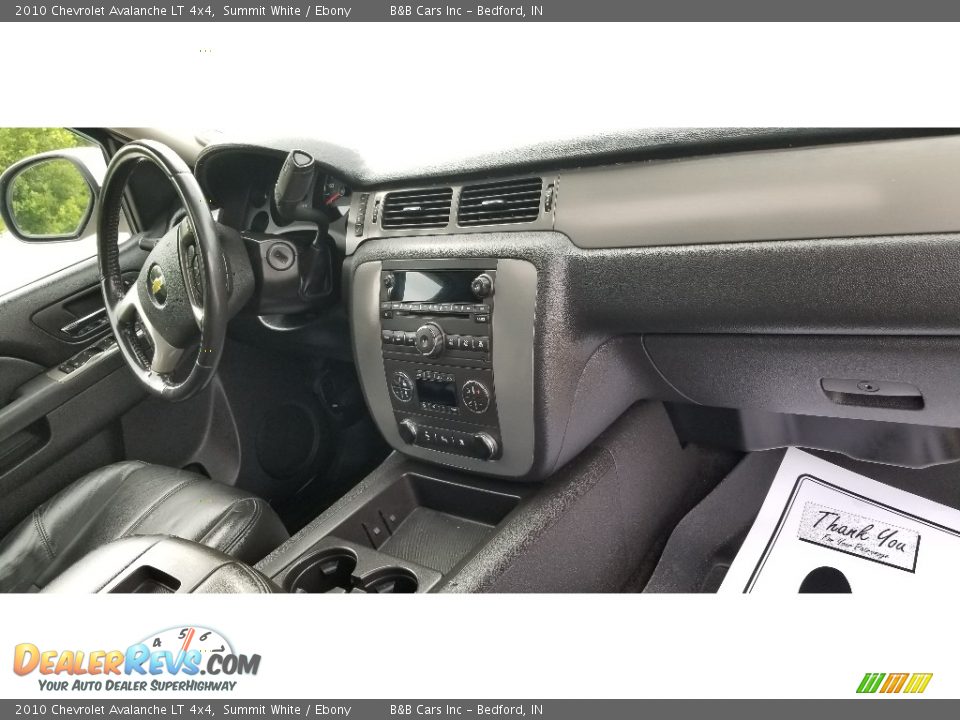 2010 Chevrolet Avalanche LT 4x4 Summit White / Ebony Photo #30