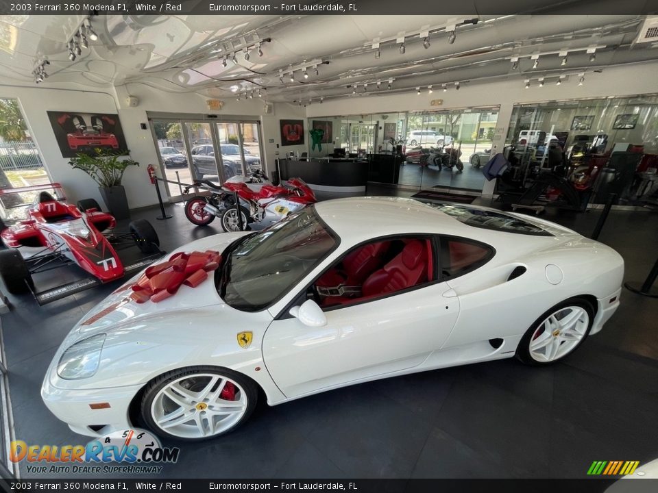 White 2003 Ferrari 360 Modena F1 Photo #1