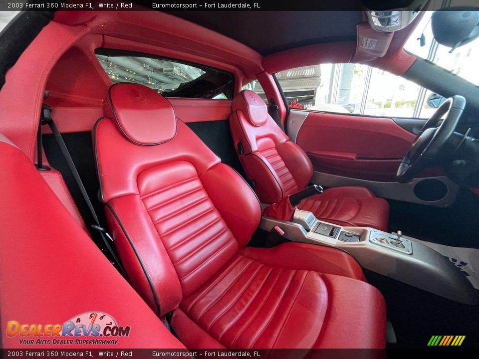 Red Interior - 2003 Ferrari 360 Modena F1 Photo #3