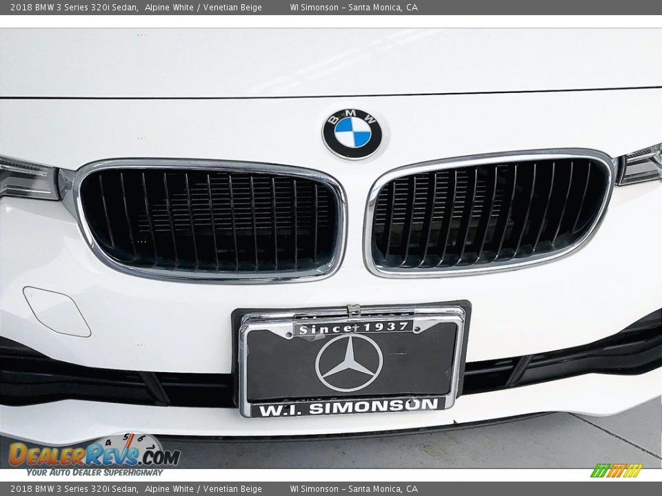 2018 BMW 3 Series 320i Sedan Alpine White / Venetian Beige Photo #29