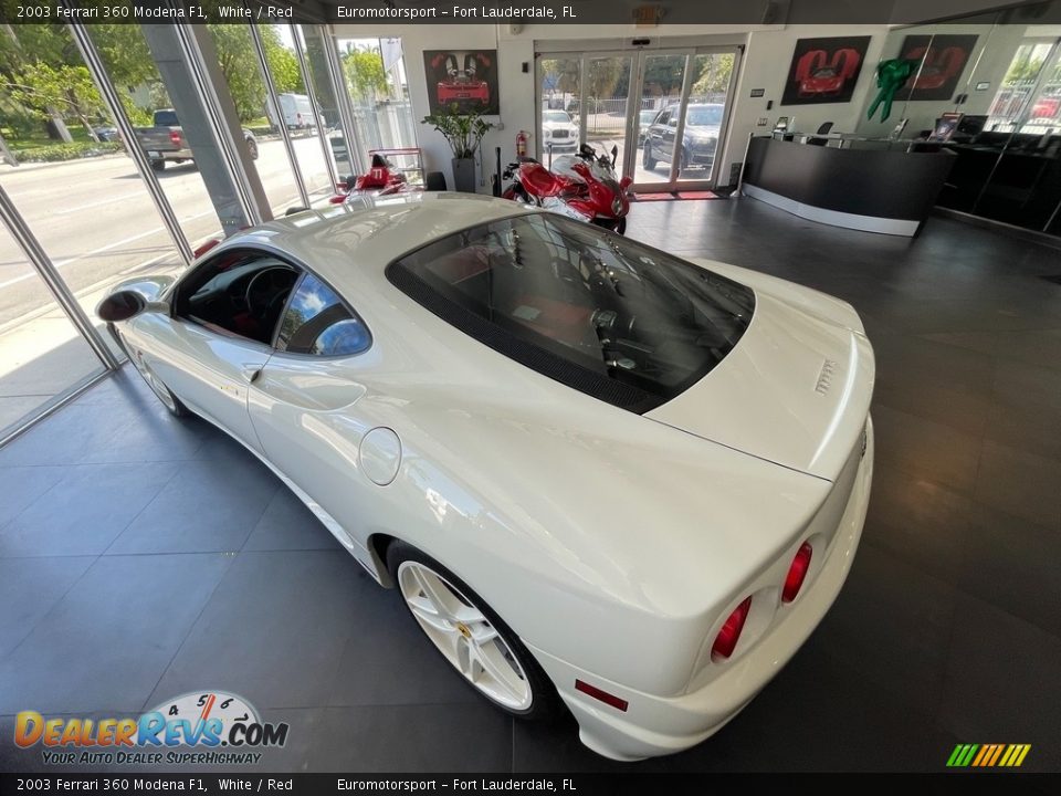 2003 Ferrari 360 Modena F1 White / Red Photo #6