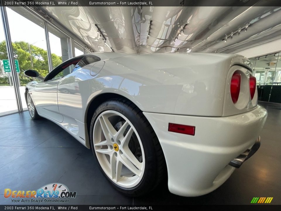 2003 Ferrari 360 Modena F1 White / Red Photo #7