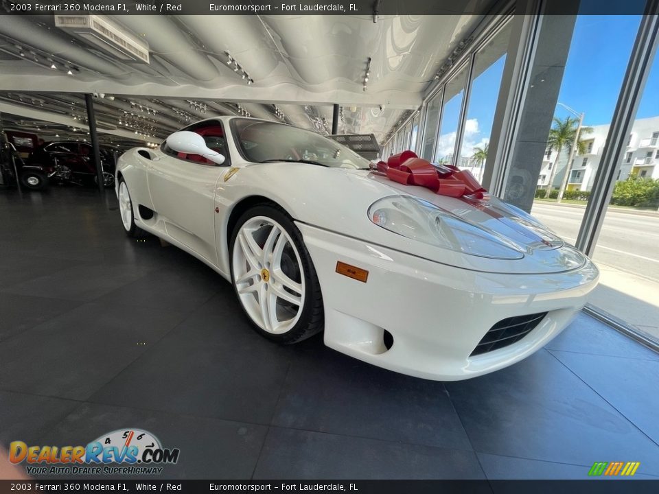 White 2003 Ferrari 360 Modena F1 Photo #10