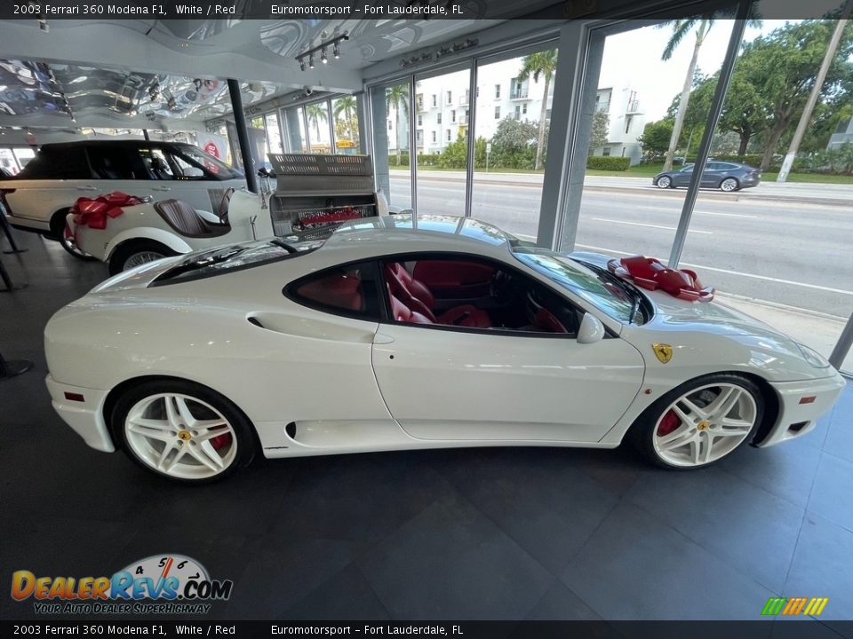 White 2003 Ferrari 360 Modena F1 Photo #15