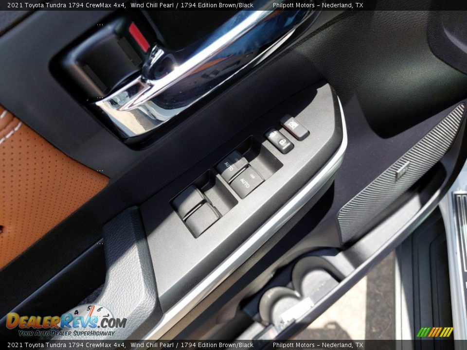 2021 Toyota Tundra 1794 CrewMax 4x4 Wind Chill Pearl / 1794 Edition Brown/Black Photo #14