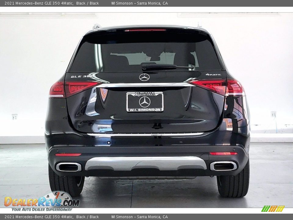 2021 Mercedes-Benz GLE 350 4Matic Black / Black Photo #3