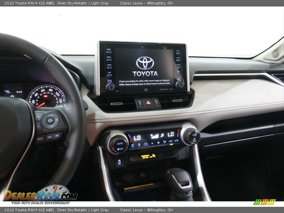 2019 Toyota RAV4 XLE AWD Silver Sky Metallic / Light Gray Photo #9