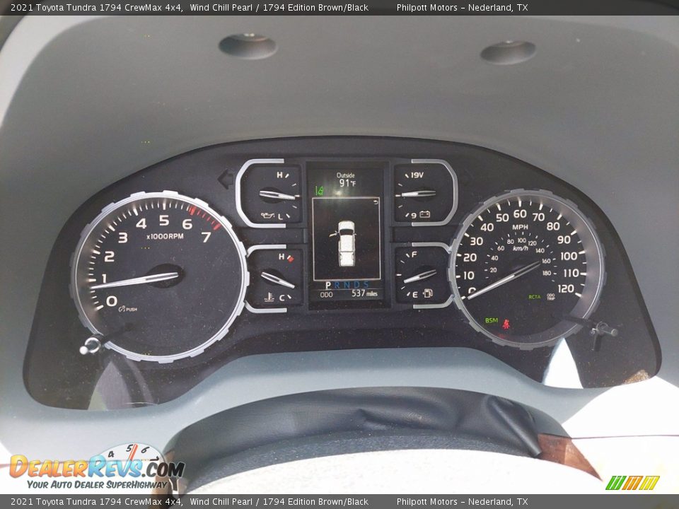 2021 Toyota Tundra 1794 CrewMax 4x4 Gauges Photo #24