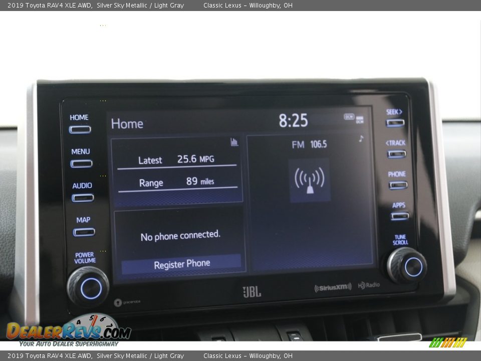 2019 Toyota RAV4 XLE AWD Silver Sky Metallic / Light Gray Photo #10