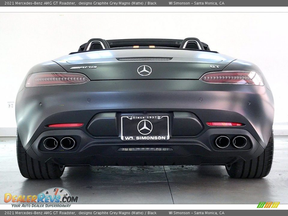 2021 Mercedes-Benz AMG GT Roadster designo Graphite Grey Magno (Matte) / Black Photo #3