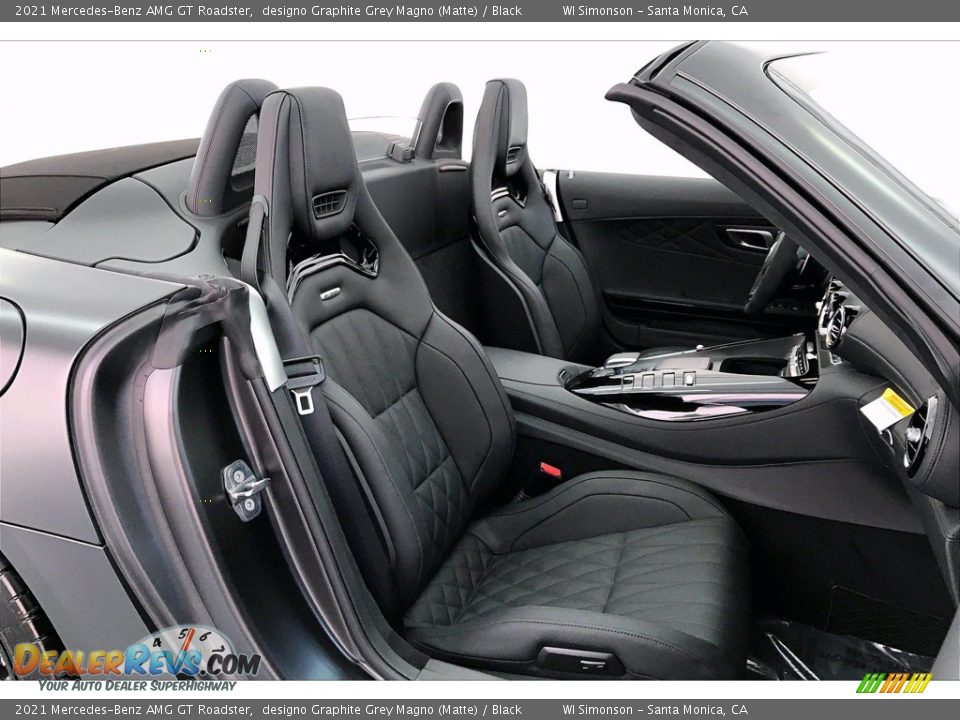 Black Interior - 2021 Mercedes-Benz AMG GT Roadster Photo #5
