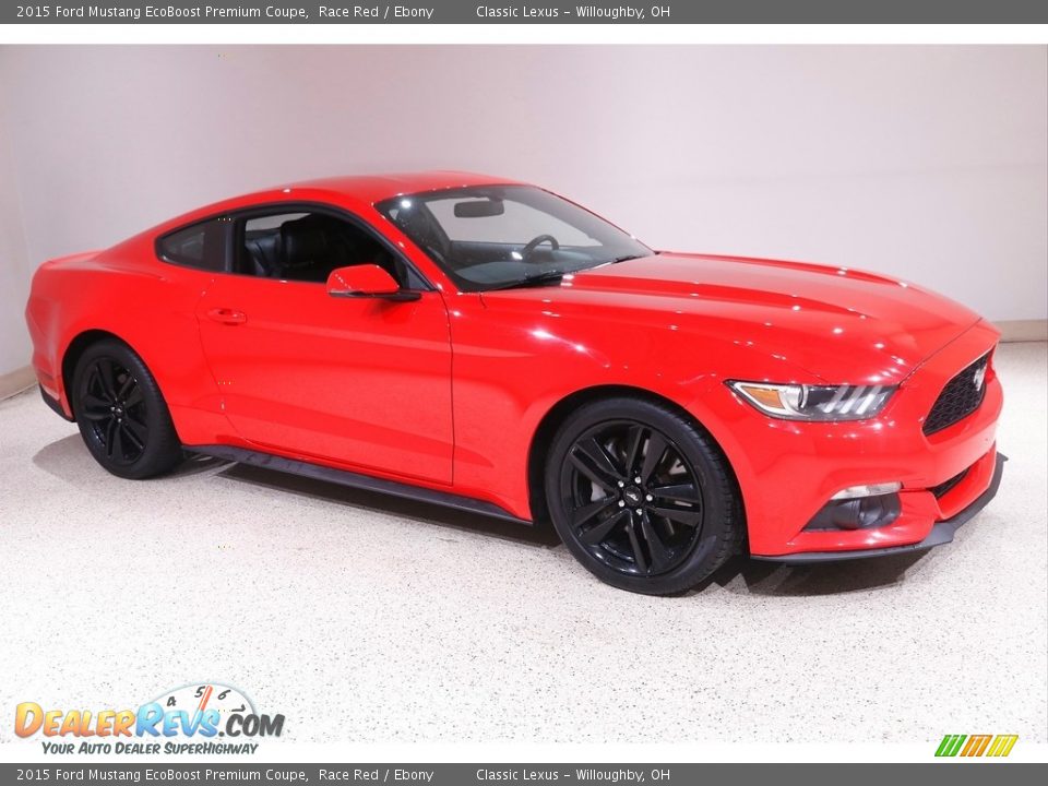 2015 Ford Mustang EcoBoost Premium Coupe Race Red / Ebony Photo #1