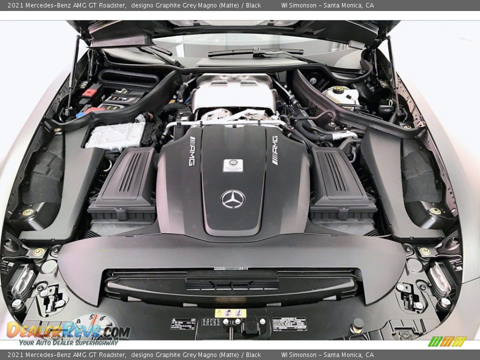 2021 Mercedes-Benz AMG GT Roadster 4.0 Liter Twin-Turbocharged DOHC 32-Valve VVT V8 Engine Photo #9