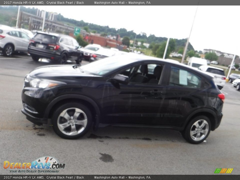 2017 Honda HR-V LX AWD Crystal Black Pearl / Black Photo #6