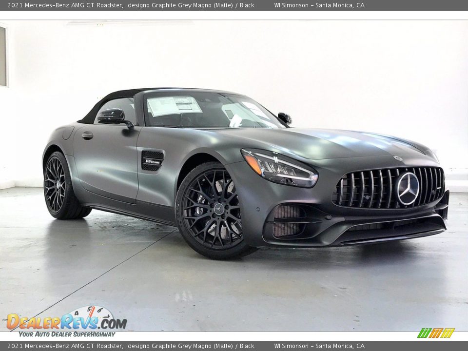 Front 3/4 View of 2021 Mercedes-Benz AMG GT Roadster Photo #12