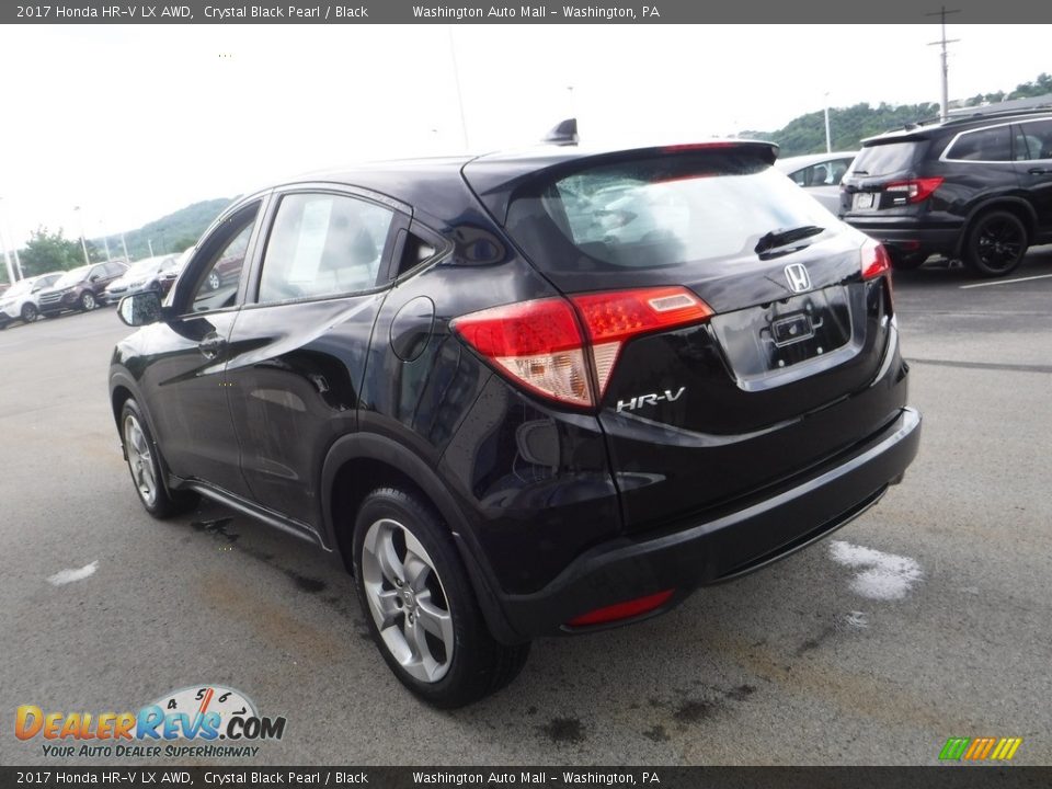 2017 Honda HR-V LX AWD Crystal Black Pearl / Black Photo #7