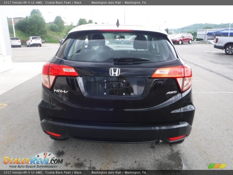 2017 Honda HR-V LX AWD Crystal Black Pearl / Black Photo #8