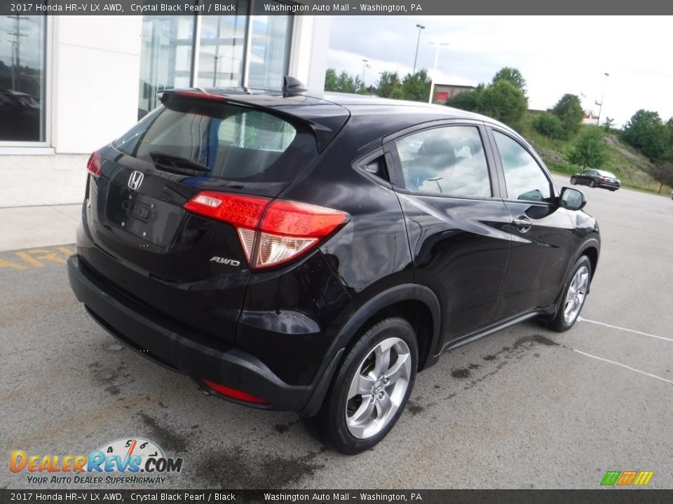 2017 Honda HR-V LX AWD Crystal Black Pearl / Black Photo #9