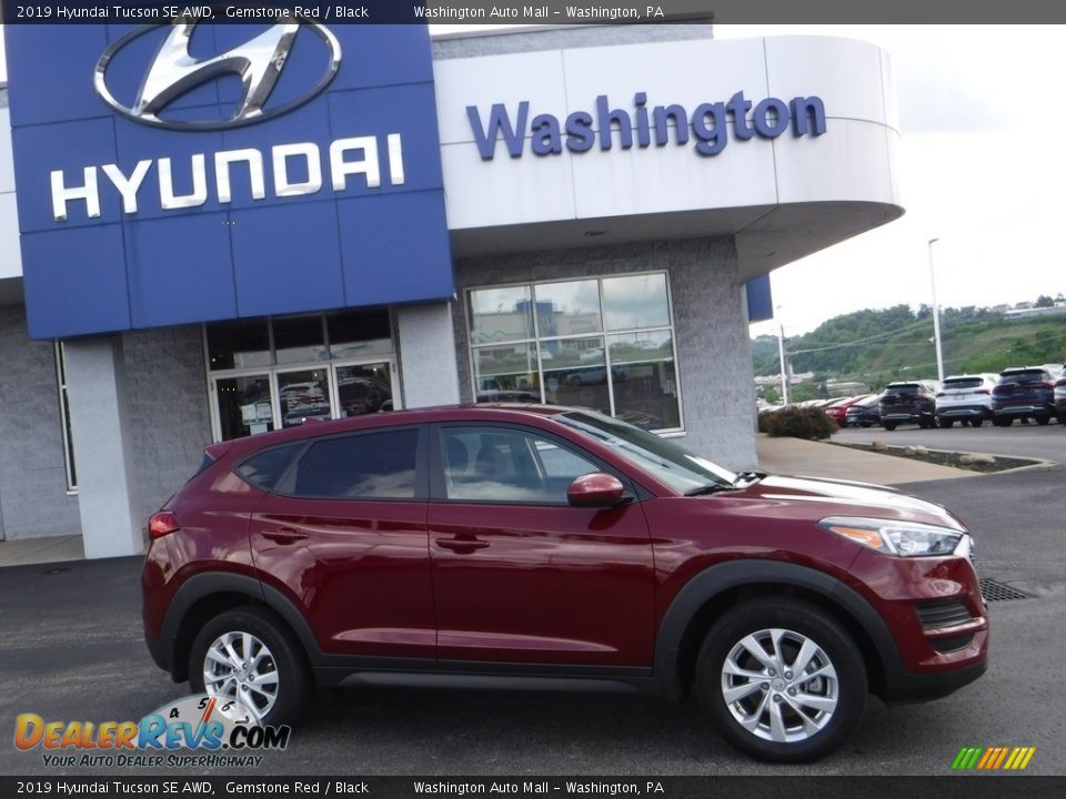 2019 Hyundai Tucson SE AWD Gemstone Red / Black Photo #2