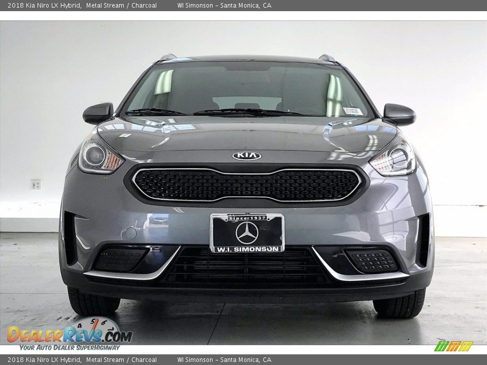 2018 Kia Niro LX Hybrid Metal Stream / Charcoal Photo #2
