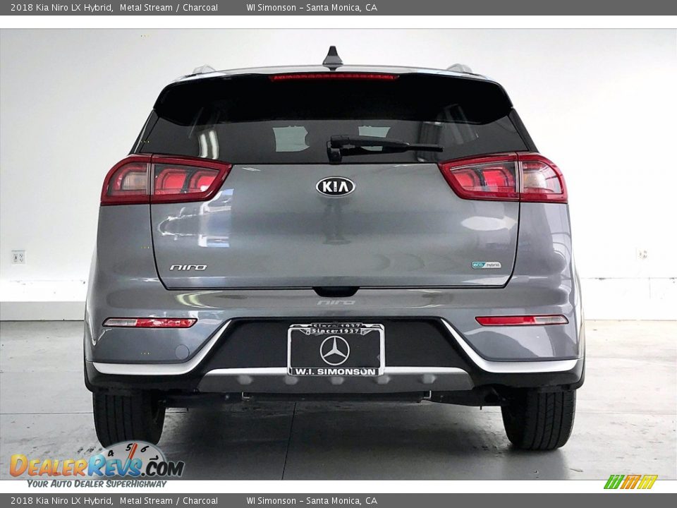 2018 Kia Niro LX Hybrid Metal Stream / Charcoal Photo #3