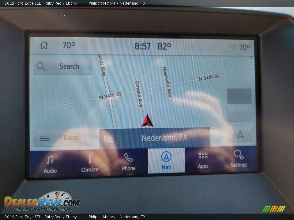 2019 Ford Edge SEL Ruby Red / Ebony Photo #21