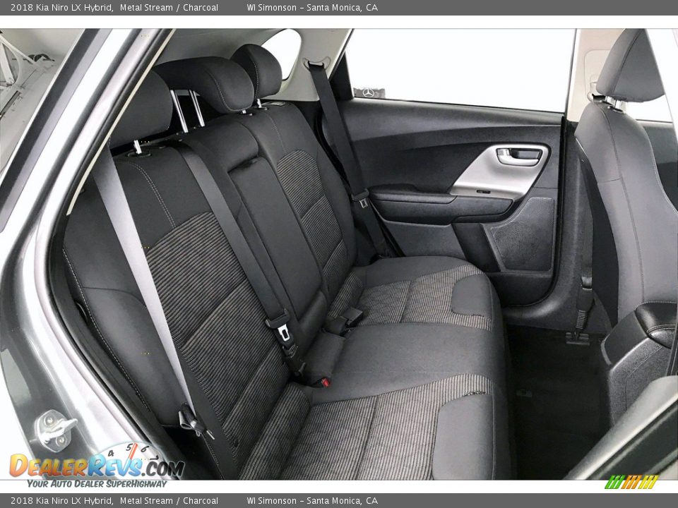 Rear Seat of 2018 Kia Niro LX Hybrid Photo #19