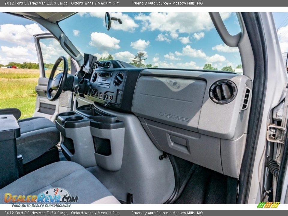 2012 Ford E Series Van E150 Cargo Oxford White / Medium Flint Photo #28