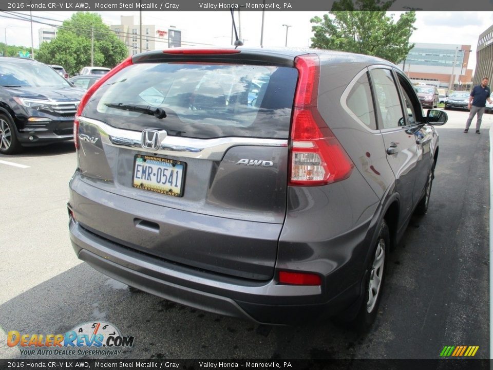 2016 Honda CR-V LX AWD Modern Steel Metallic / Gray Photo #5