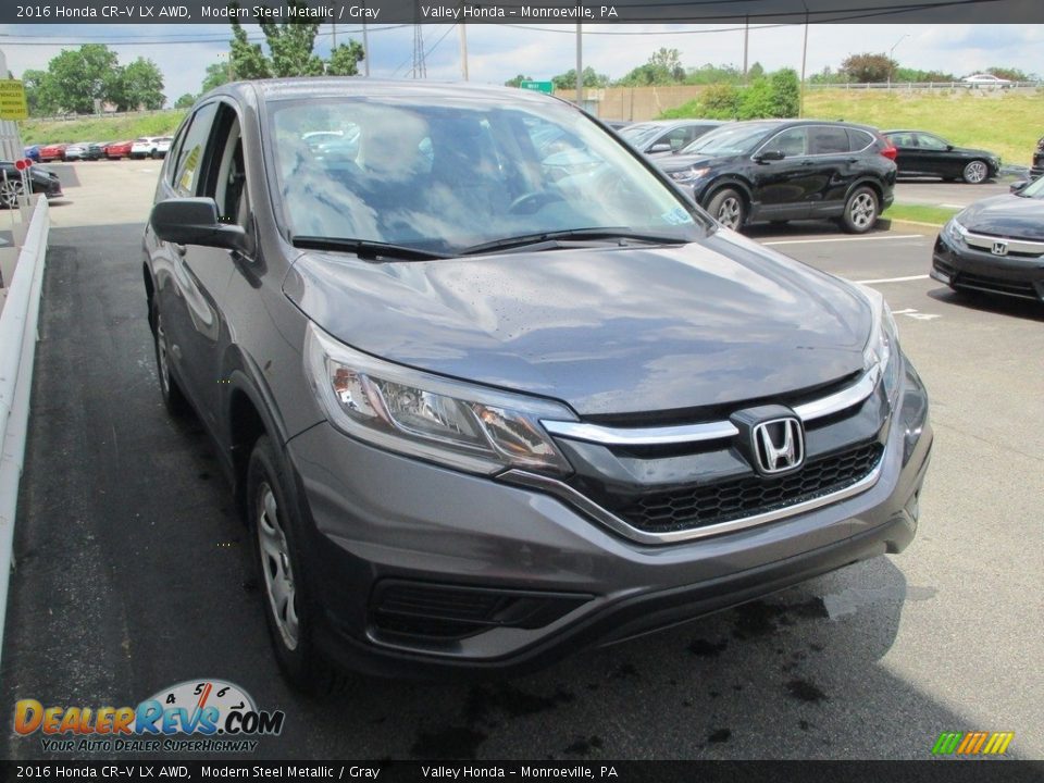 2016 Honda CR-V LX AWD Modern Steel Metallic / Gray Photo #7