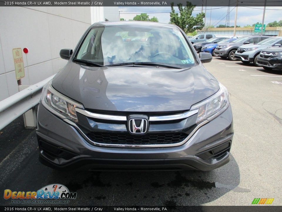 2016 Honda CR-V LX AWD Modern Steel Metallic / Gray Photo #8