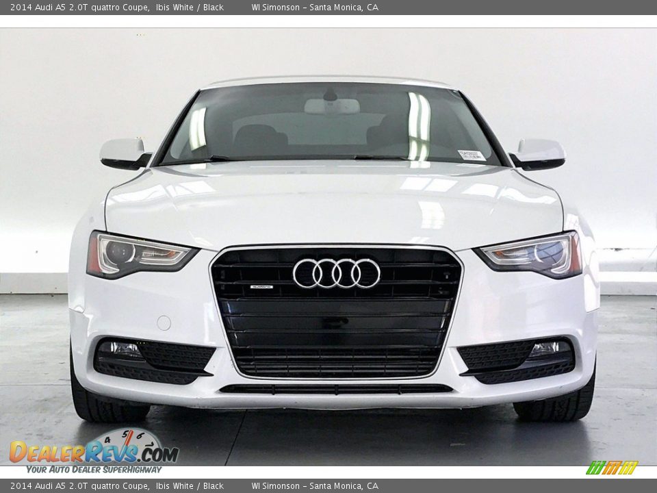 2014 Audi A5 2.0T quattro Coupe Ibis White / Black Photo #2