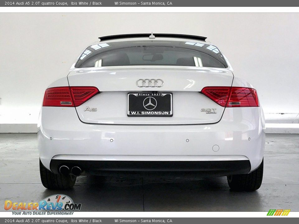 2014 Audi A5 2.0T quattro Coupe Ibis White / Black Photo #3