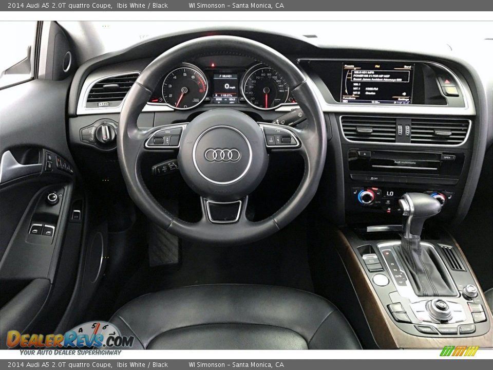 2014 Audi A5 2.0T quattro Coupe Ibis White / Black Photo #4