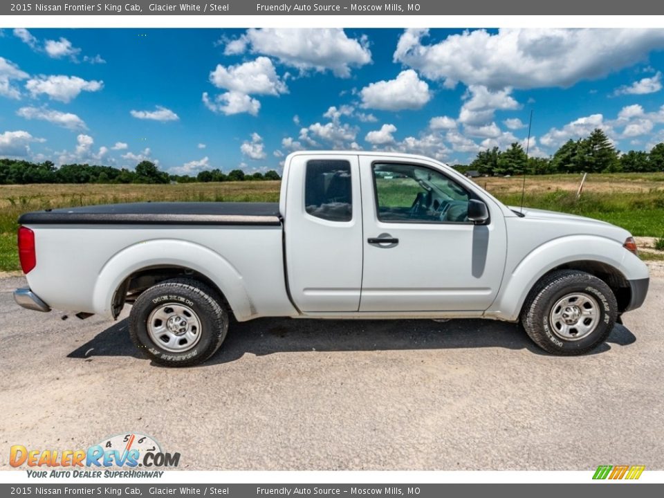 Glacier White 2015 Nissan Frontier S King Cab Photo #3