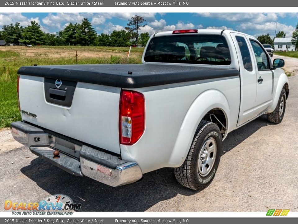 Glacier White 2015 Nissan Frontier S King Cab Photo #4