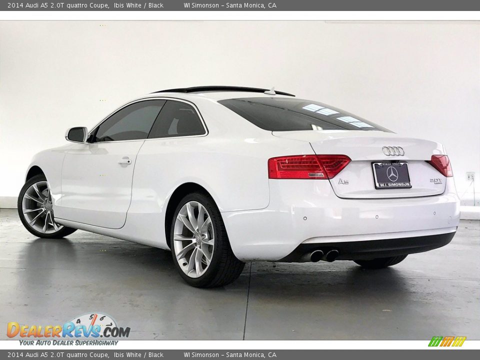 2014 Audi A5 2.0T quattro Coupe Ibis White / Black Photo #10