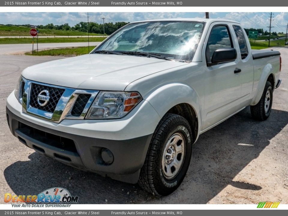 Glacier White 2015 Nissan Frontier S King Cab Photo #8