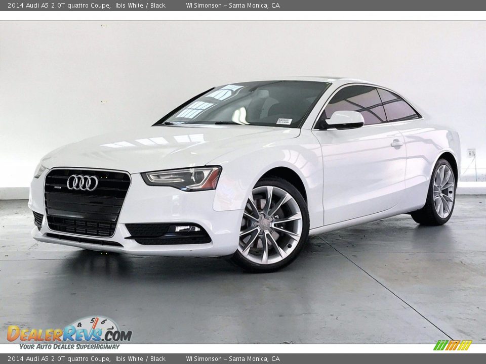 2014 Audi A5 2.0T quattro Coupe Ibis White / Black Photo #12