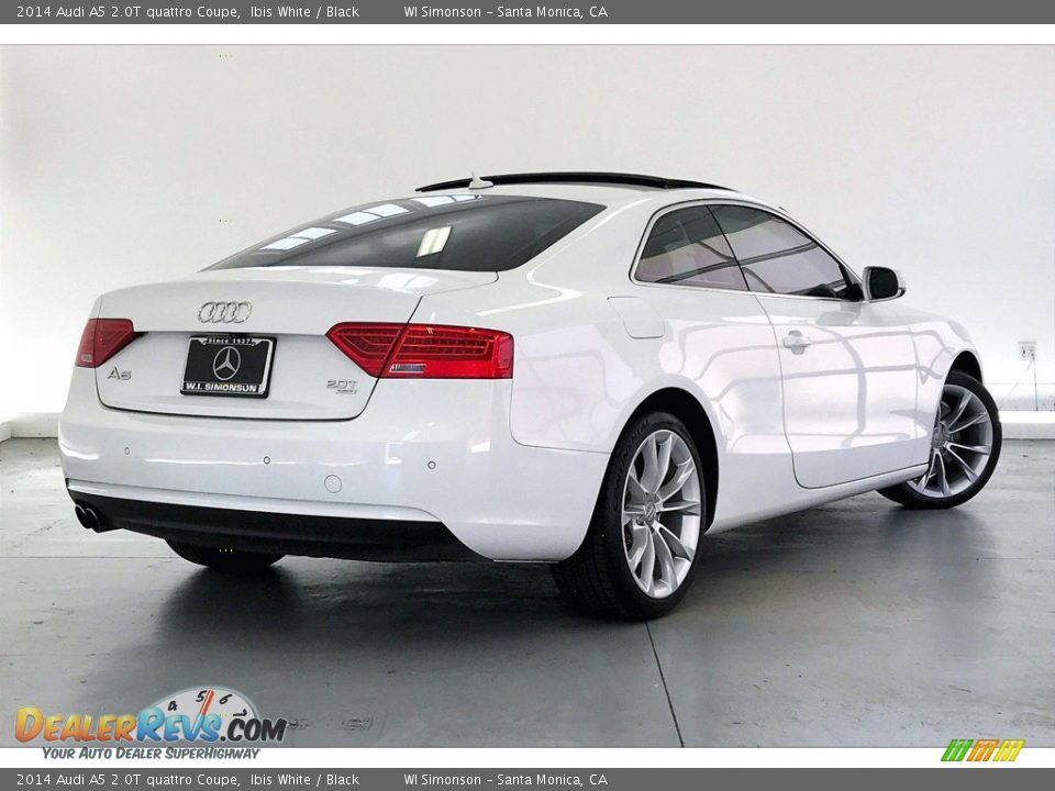 2014 Audi A5 2.0T quattro Coupe Ibis White / Black Photo #13