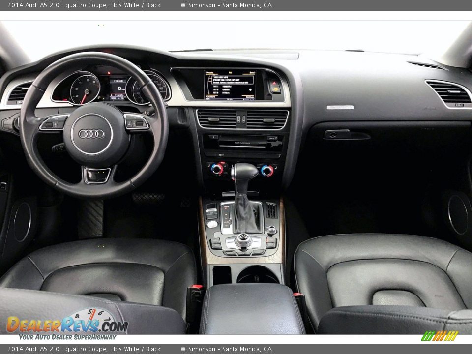 2014 Audi A5 2.0T quattro Coupe Ibis White / Black Photo #15