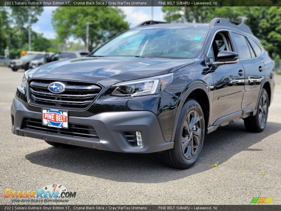 2021 Subaru Outback Onyx Edition XT Crystal Black Silica / Gray StarTex Urethane Photo #1