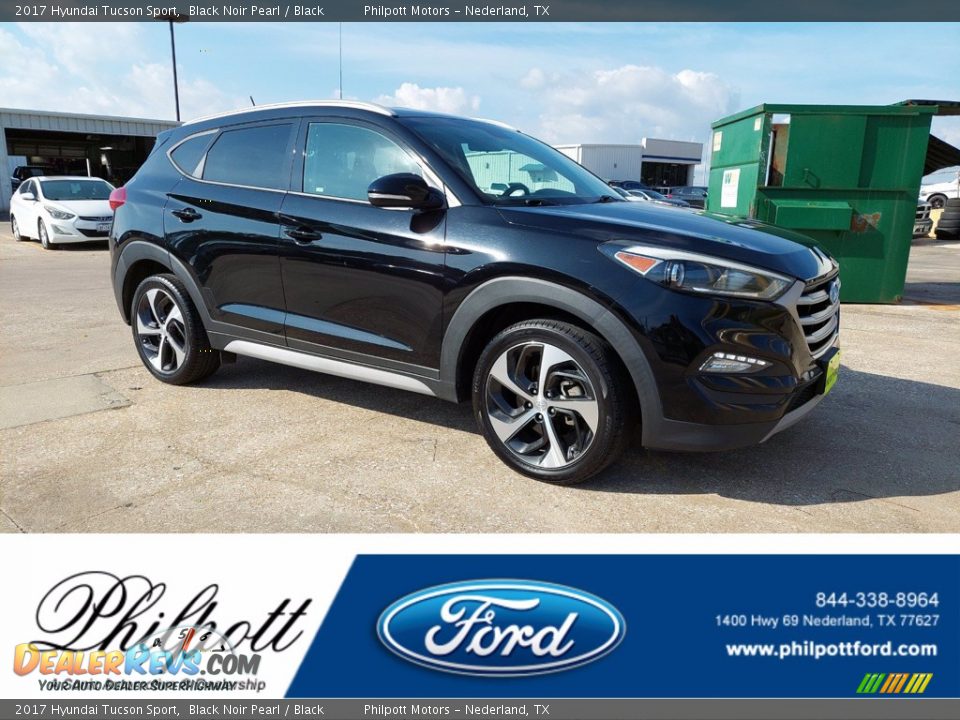 2017 Hyundai Tucson Sport Black Noir Pearl / Black Photo #1